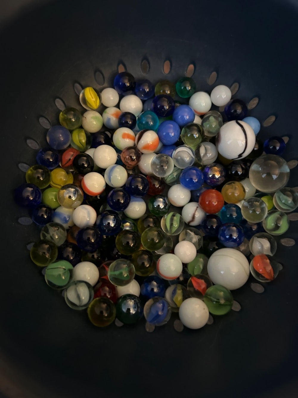 Assorted Glass Marbles - Multicolor Mix